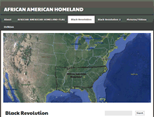 Tablet Screenshot of africanamericanhomeland.com